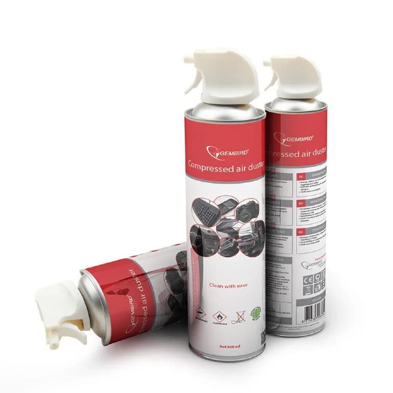 SPRAY curatare cu AER COMPRIMAT, GEMBIRD, 600 ml, "CK-CAD-FL600-01"
