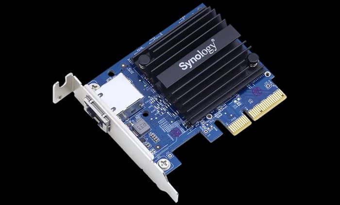 Synology Placa de retea single-port E10G30-T1, 10GbE, PCIe 3.0 x4 "E10G30-T1"