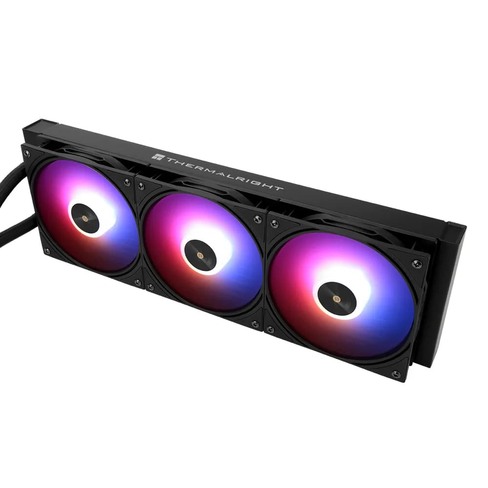COOLER Thermalright "Frozen Warframe Pro 360", skt. Intel si AMD, racire cu lichid AIO, 3 x 120mm (TL-P12-S), 2000 rpm, pompa 12V PWM, display LCD 2.73", ARGB, negru, "Frozen Warframe Pro 360 Black Argb" — miniatură