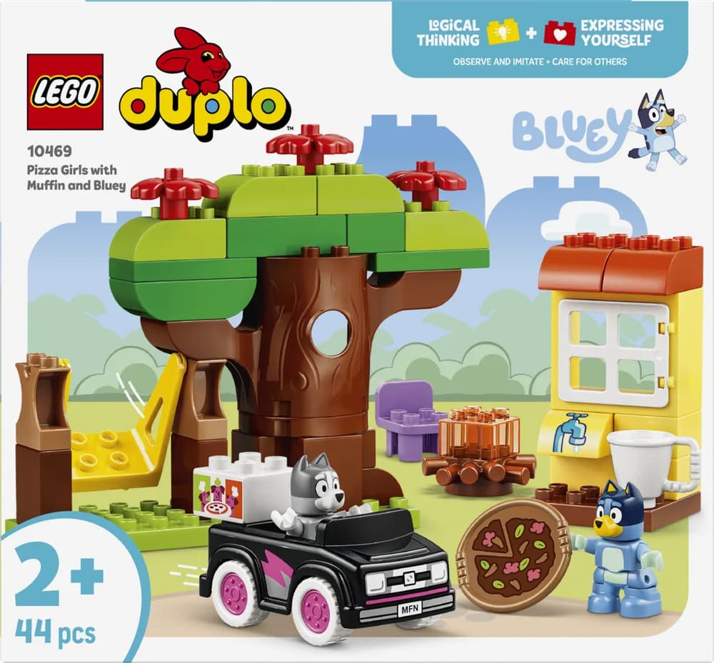 MUFFIN SI BLUE, FETELE CARE ADUC PIZZA LEGO10469 — miniatură