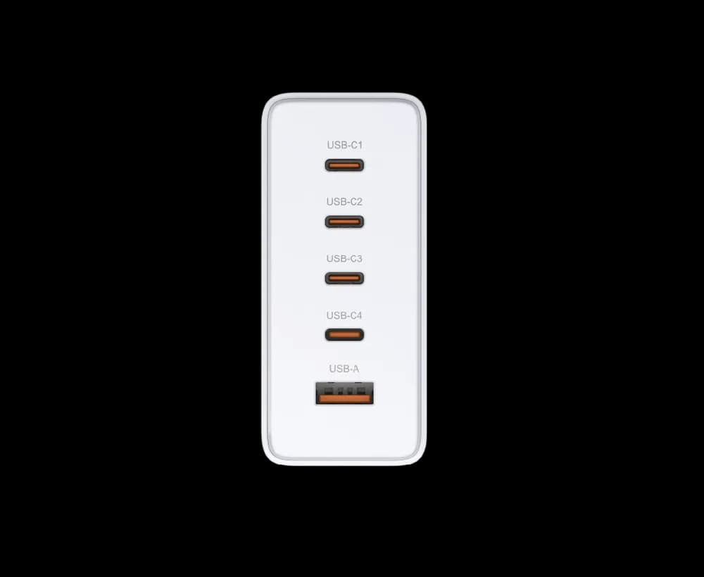 INCARCATOR retea D-Link, Quick Charge GaN PD 3.1 / QC 4.0 240W, 4 x USB Type-C 28.0V/5.0A max, 1 x USB 12.0V/2.5A, alb "DCF-241"