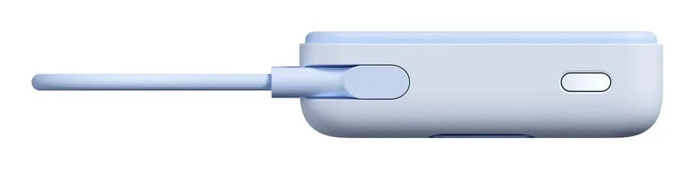 Acumulator extern magnetic cu suport incorporat Xiaomi BHR08PCGL, 33 W (USB-C), 10000 mAh, Cablu USB-C integrat, Incarcare Wireless 15 W (Albastru) "BHR08PCGL" — miniatură