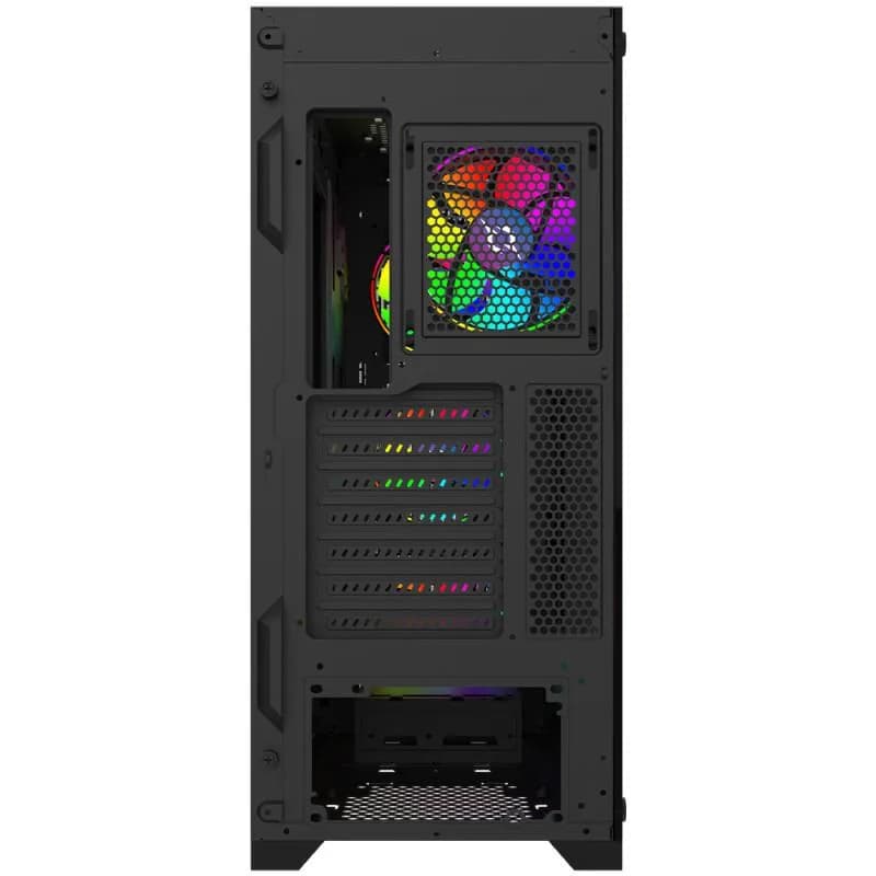 Carcasa AQIRYS Avior, RGB, Mid Tower, Black — miniatură