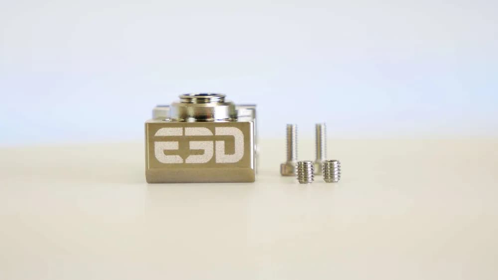 Accesoriu imprimantă 3D E3D Revo High-Temperature Block cu Fixings — miniatură