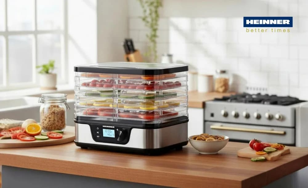 DESHIDRATOR FRUCTE SI LEGUME HEINNER ELITEDRY HFD-K380DSS — miniatură
