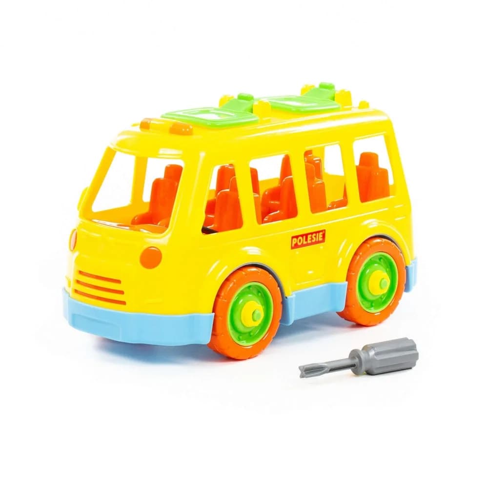 Autobuz demontabil, 26,5X14,5X15,5 cm, Polesie — miniatură