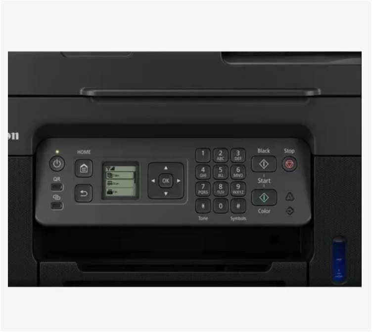 "Multifunctional inkjet color CISS Canon PIXMA G4470, dimensiune A4(Printare, Copiere, Scanare, Fax), viteza imprimare 11ipm alb-negru, 6ipm color,rezolutie printare 4800x1200 dpi, imprimare fara margini, alimentarehartie 100 coli, ADF 35 coli, scanner CIS rezolutie 600x1200 dpi, copiere — miniatură