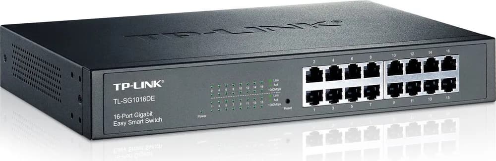 SWITCH TP-LINK 16 porturi Gigabit, carcasa metalica, rackabil "TL-SG1016DE" — miniatură