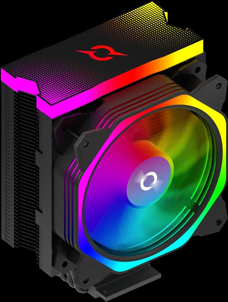 Cooler Procesor AQIRYS URANUS ARGB, Aer, 12 cm, aRGB