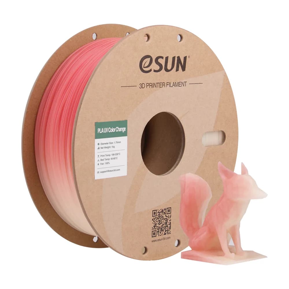 Filament eSUN PLA UV Color Change (PLA-UV CC175UV-O1P1) — miniatură