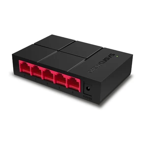 SWITCH MERCUSYS, porturi Gigabit x 4, unmanaged, carcasa plastic, MS105G