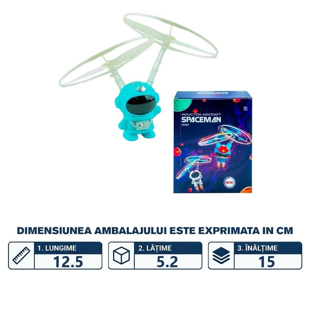 Robot zburator, cu senzor — miniatură