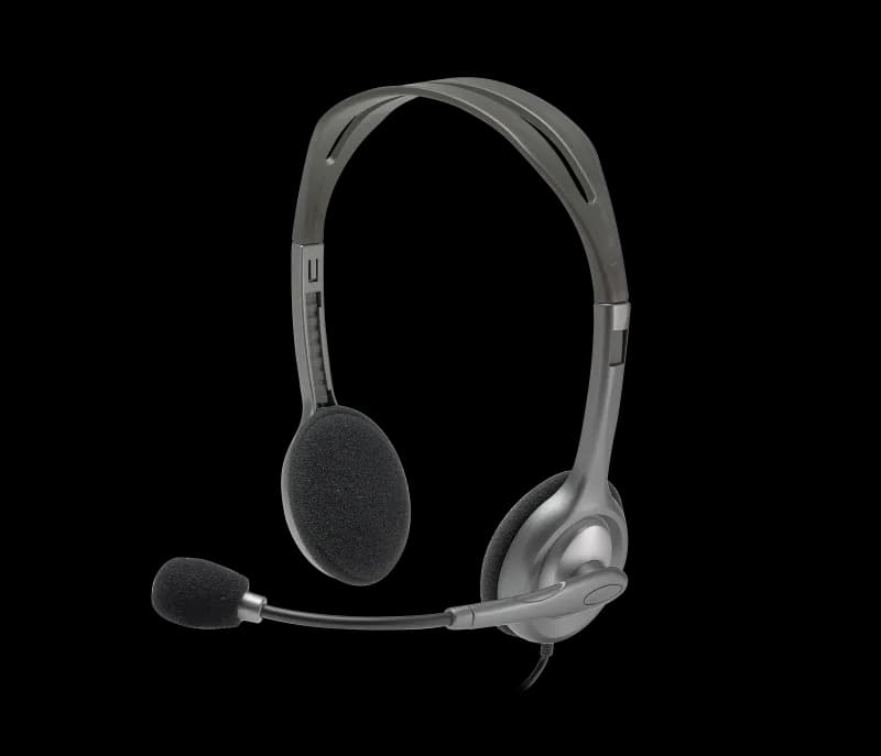 Casti Head-band Logitech H110, Wired, noise-canceling, Multicolor
