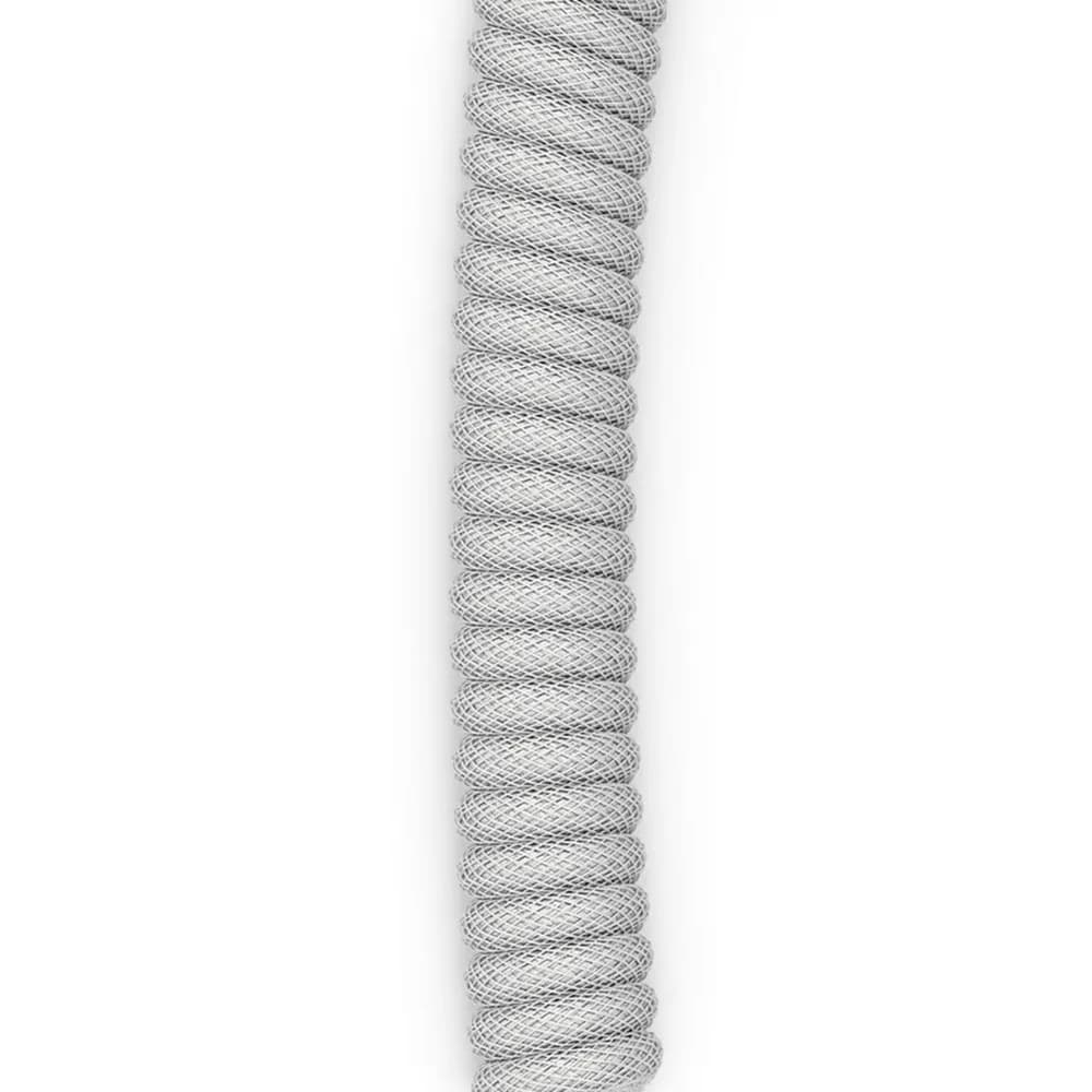Glorious cablu tastatura Coiled Ghost, USB-C - USB-A, 1.37m, Alb "GLO-CBL-COIL-WHITE" — miniatură