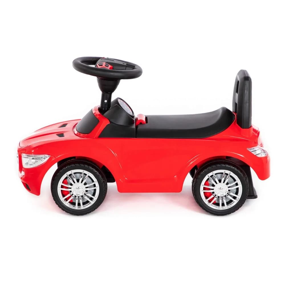 Masinuta - Supercar, rosie, fara pedale, 66x28.5x30 cm, Polesie — miniatură