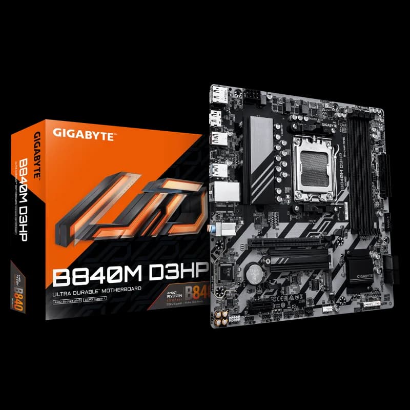 Placa de baza Gigabyte B840M D3HP, Socket AM5, DDR5, Micro-ATX