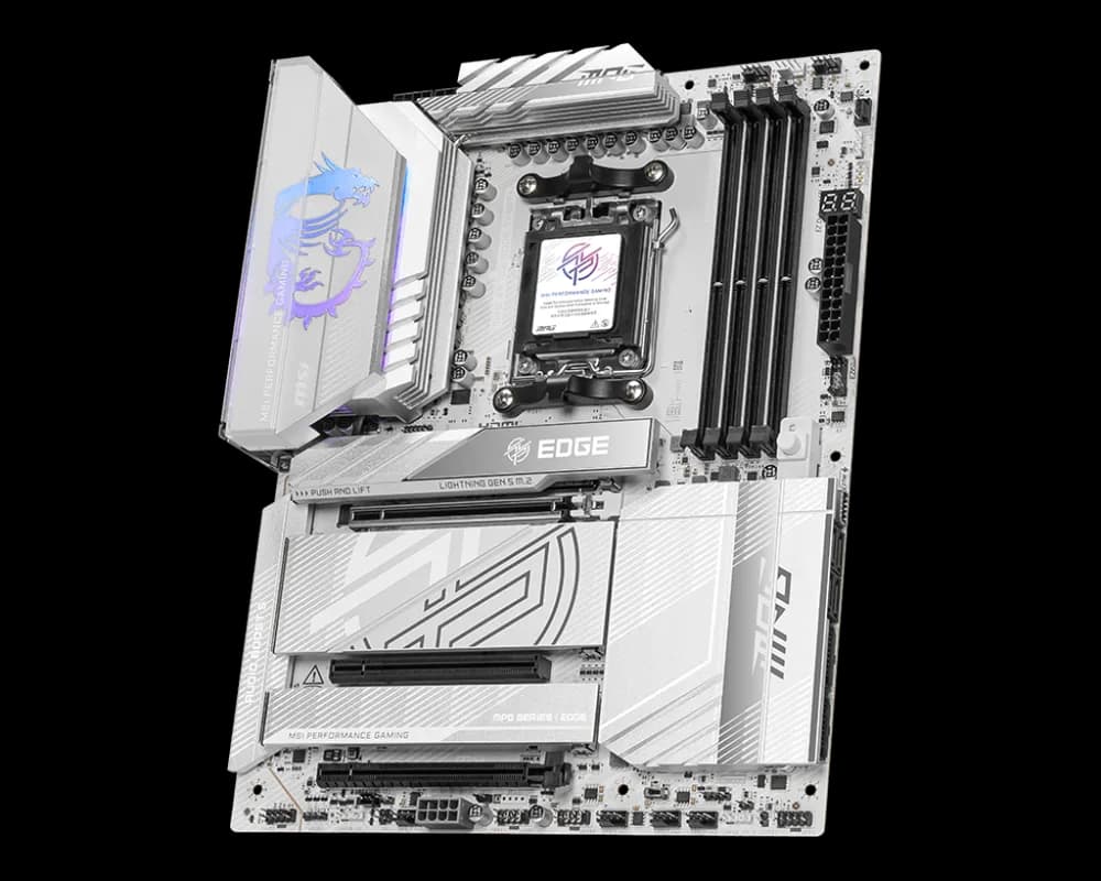 Placa de baza MSI MPG X870E EDGE TI WIFI, Socket AM5, DDR5, ATX — miniatură