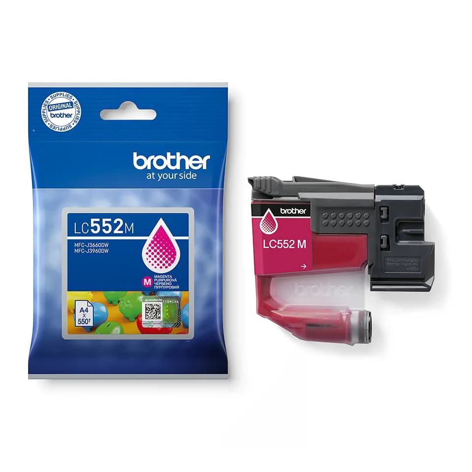 Cartus Cerneala Original Brother Magenta, LC552M, pentru MFC-J3660DW|MFC-J3960DW|0.55K, incl.TV 0.8 RON, "LC552M" — miniatură