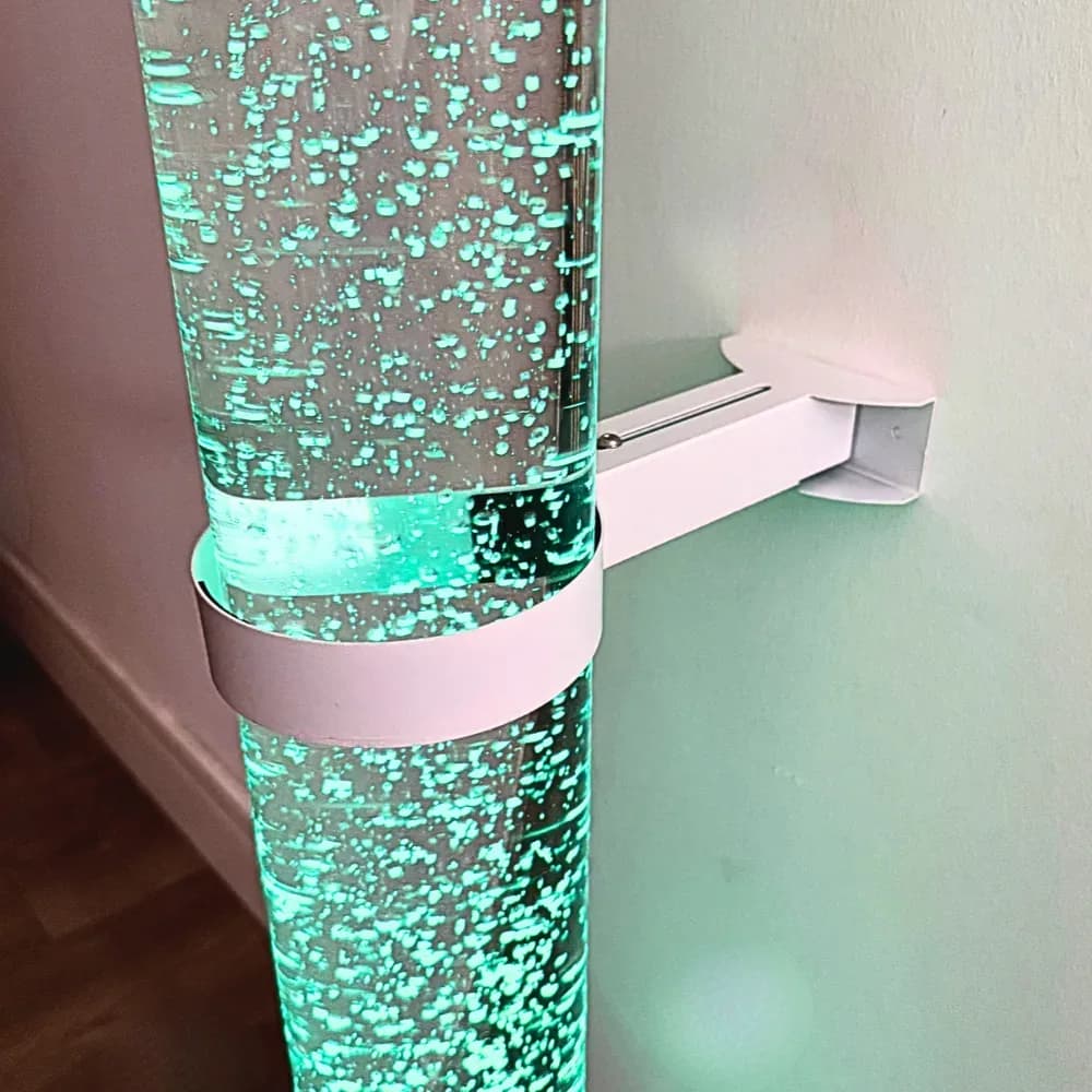 Suport Alb 10 cm (pentru Tub cu Bule Mic) — miniatură