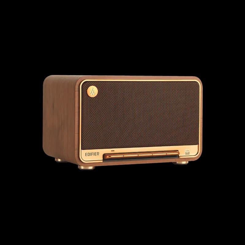 BOXE EDIFIER desktop bluetooth, RMS: 60W (2 x 15W, 1 x 30W), Bluetooth 5.3, AUX, Wi-Fi, USB-C, brown, "D32-BR" — miniatură