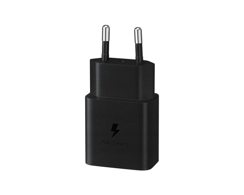 Incarcator retea 220V Samsung, USB Type C, fast charge, negru, "EP-T1510XBEGEU" — miniatură