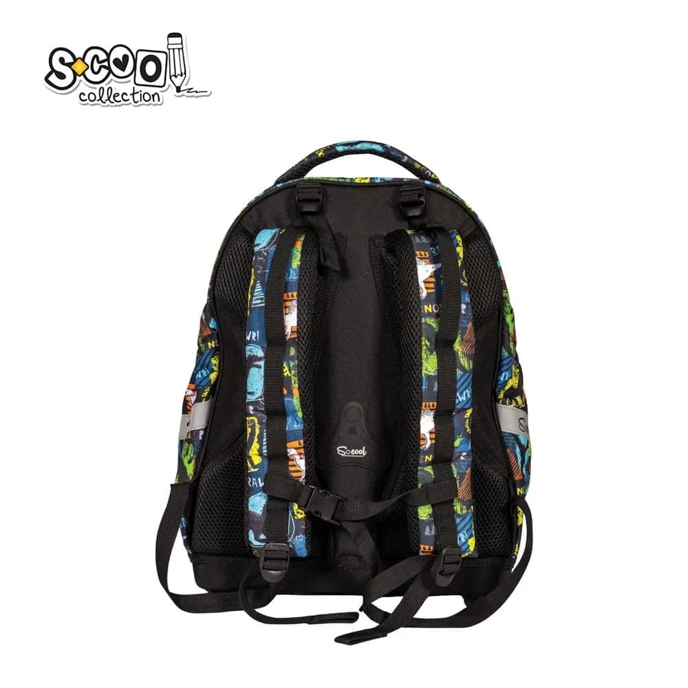 Ghiozdan anatomic RAWR, 38x39x19.5 cm - S-COOL — miniatură
