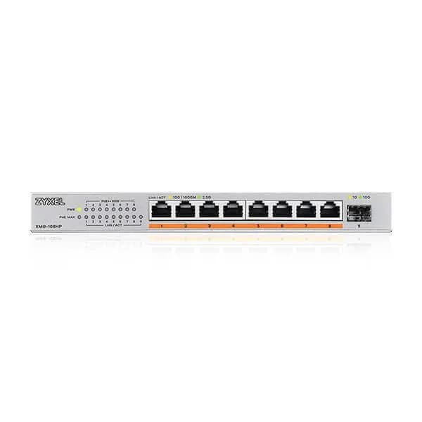 SWITCH ZYXEL XMG108HP 8 PORT POE 1 SPF+ — miniatură