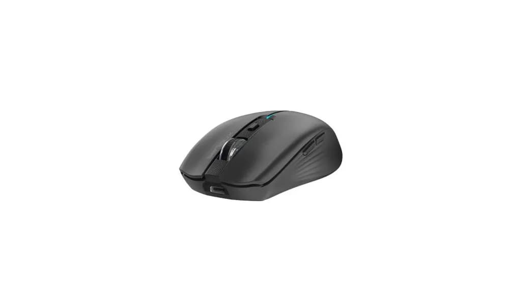 Mouse Serioux Flicker 212, Wireless, Negru, senzor: Optic, DPI: 800/ 1200/ 1600, conexiune: Dongle USB 2,4 GHz, banda de frecventa: 2,4 GHz, baterie integrată litiu de 500 mAh, banda LED, cerințe OS: Win, Mac, Vista — miniatură
