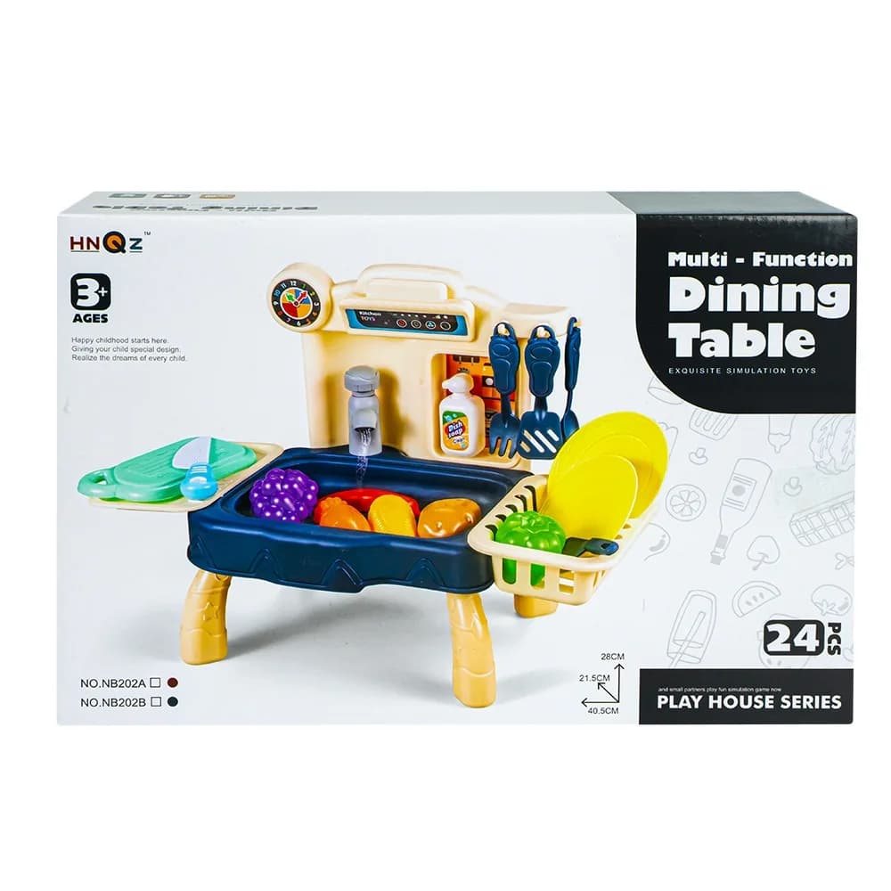 Play set bucatarie, cu baterii, 24 piese, 40.5x21.5x28 cm — miniatură