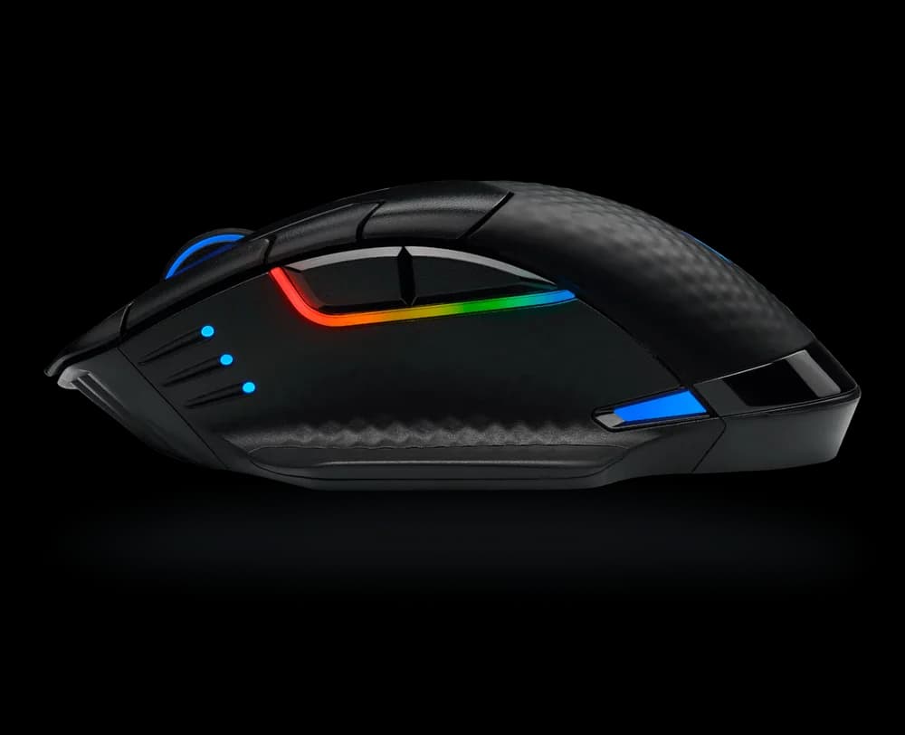 Mouse Gaming Wireless Corsair DARK CORE RGB SE, 18000 dpi, negru — miniatură