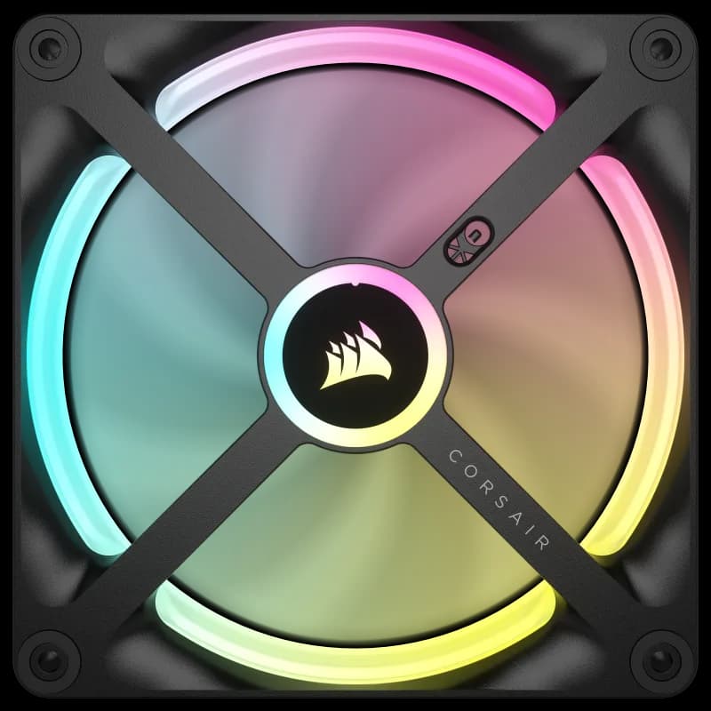SET 2 ventilatoare Corsair, 140 mm 2000 rpm, LED RGB, "CO-9051004-WW" — miniatură