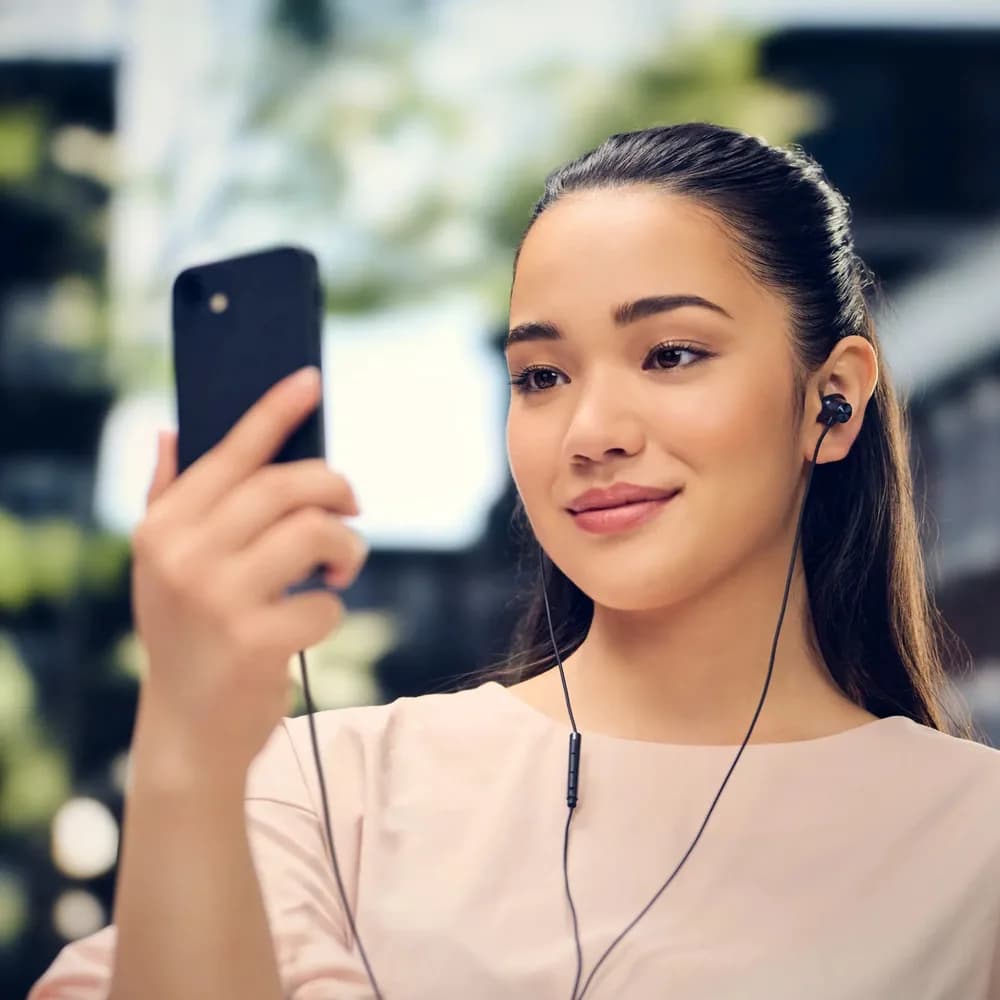 Casti Audio In Ear RP-TCM225DEK, cu fir, Microfon, Negru, USB-C, Panasonic "RP-TCM225DEK" — miniatură