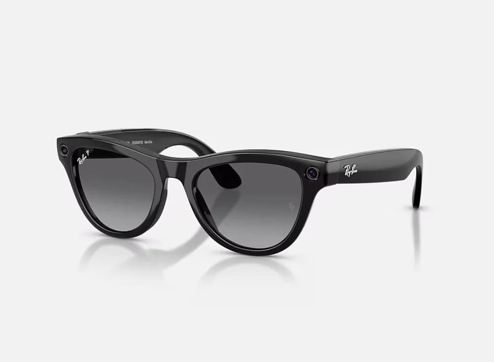 RayBan Meta SKYLER High Bridge Fit - Shinny Black - Graphite Gen2