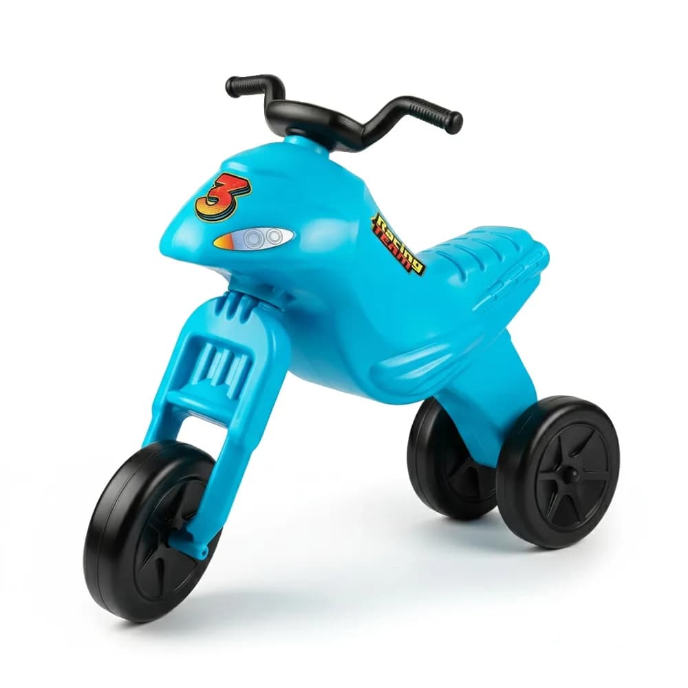 Motocicleta fara pedale, albastru deschis - ROBENTOYS