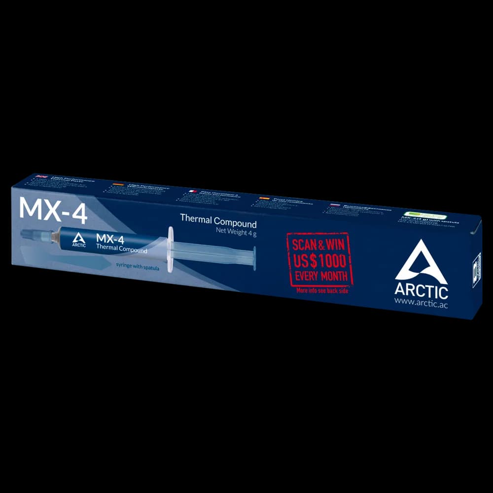 PASTA SILICONICA ARCTIC MX-4, 4g, cu aplicator, "ACTCP00031B" — miniatură