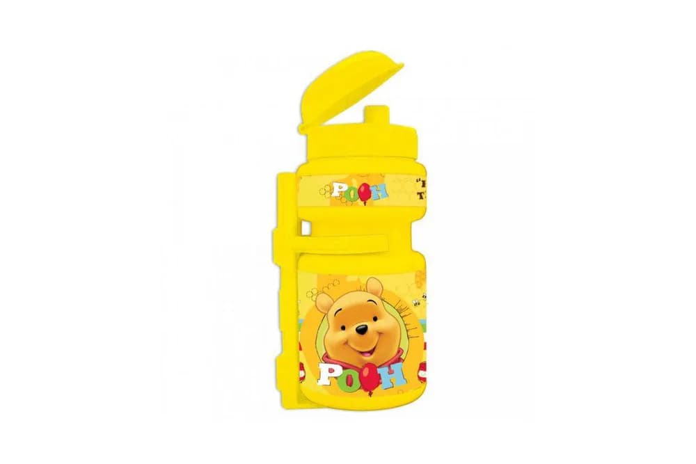 STICLA DE APA SEVEN, MODEL WTP, CAPACITATE 350 ML, GALBEN, INCLUS SUPORT DE PLASTIC