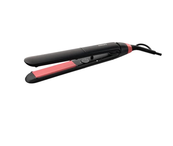 Placa de par PHILIPS StraighCare Essential BHS376/00, Tehnologie ThermoProtect, Placi cu infuzie de cheratina, Negru, L x A x I (mm) 54x346x90 — miniatură