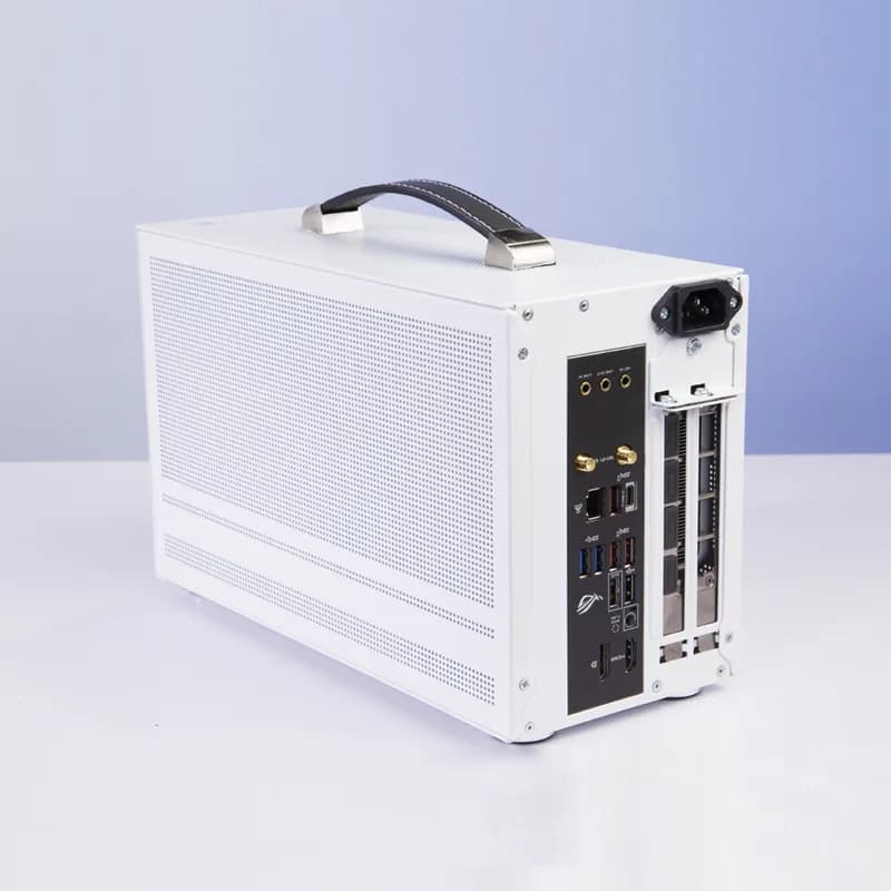 CARCASA PCCOOLER, Mini Tower, ITX, fara sursa, fereastra laterala tip MESH, alb, USB 3.2 gen 1 x 1, USB Type-C x 1, "MINI I100W PRO MESH" — miniatură