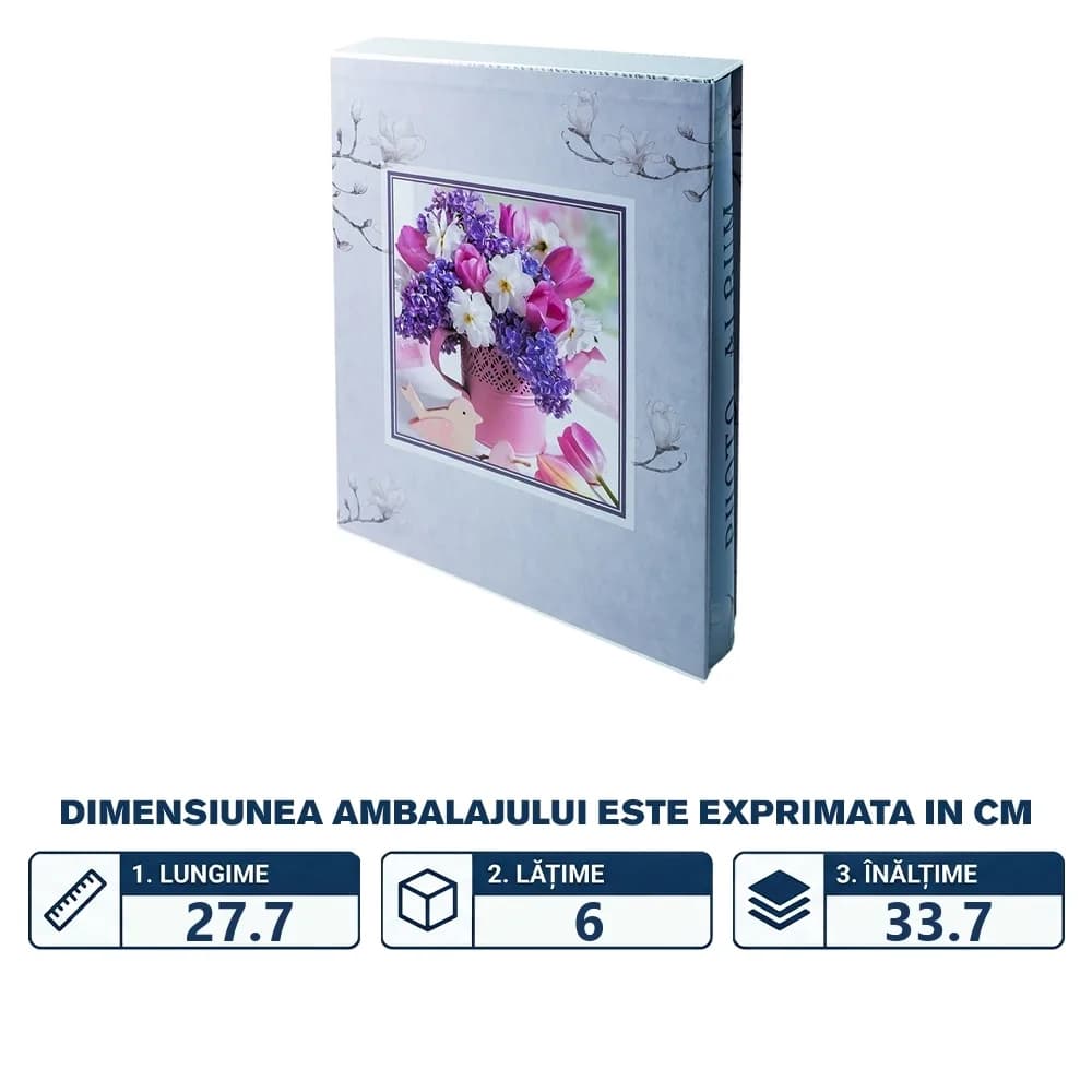 Album foto, 400 poze, 10x15 cm, Flori — miniatură