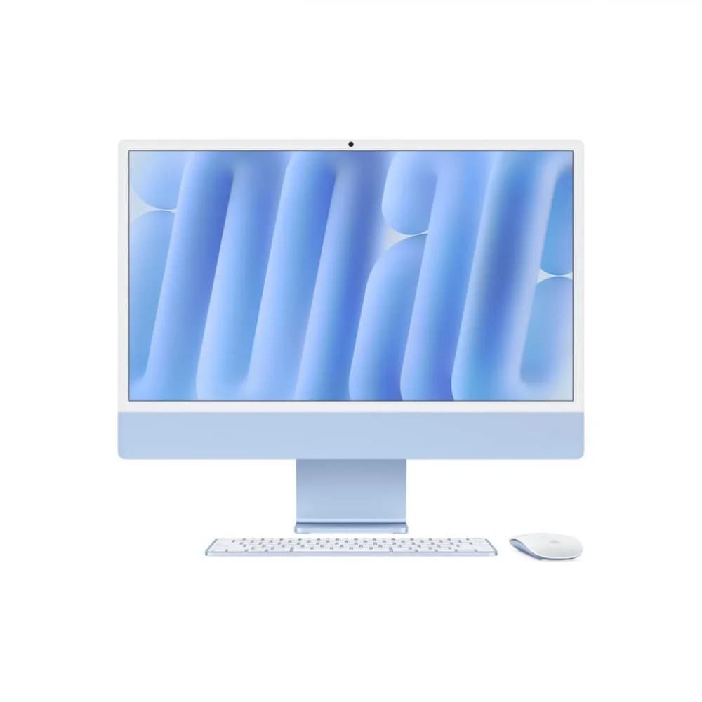 Apple iMAC 24" Retina 4.5k/ Apple M4 (CPU 10-core, GPU 10-core, Neural Engine16-core)/24GB/512GB - Blue - INT KB (2024) — miniatură