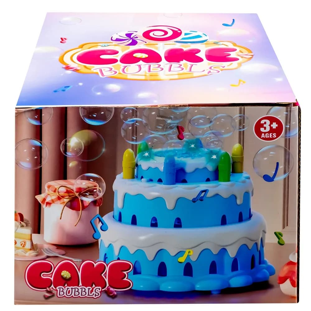 Baloane de sapun, cu baterii, Tort — miniatură