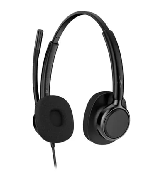 Casti Head-band HP Mission 425, Wired, noise-canceling, negru — miniatură