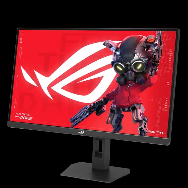 Monitor Asus ROG Strix XG27JCG, 27", Fast IPS, 5K, 5120x2880, HDMI, DisplayPort, USB Type-C 15W, Dual mode 180Hz / 330Hz, 0.3ms, Negru, 90LM0CE0-B01371 "XG27JCG" — miniatură