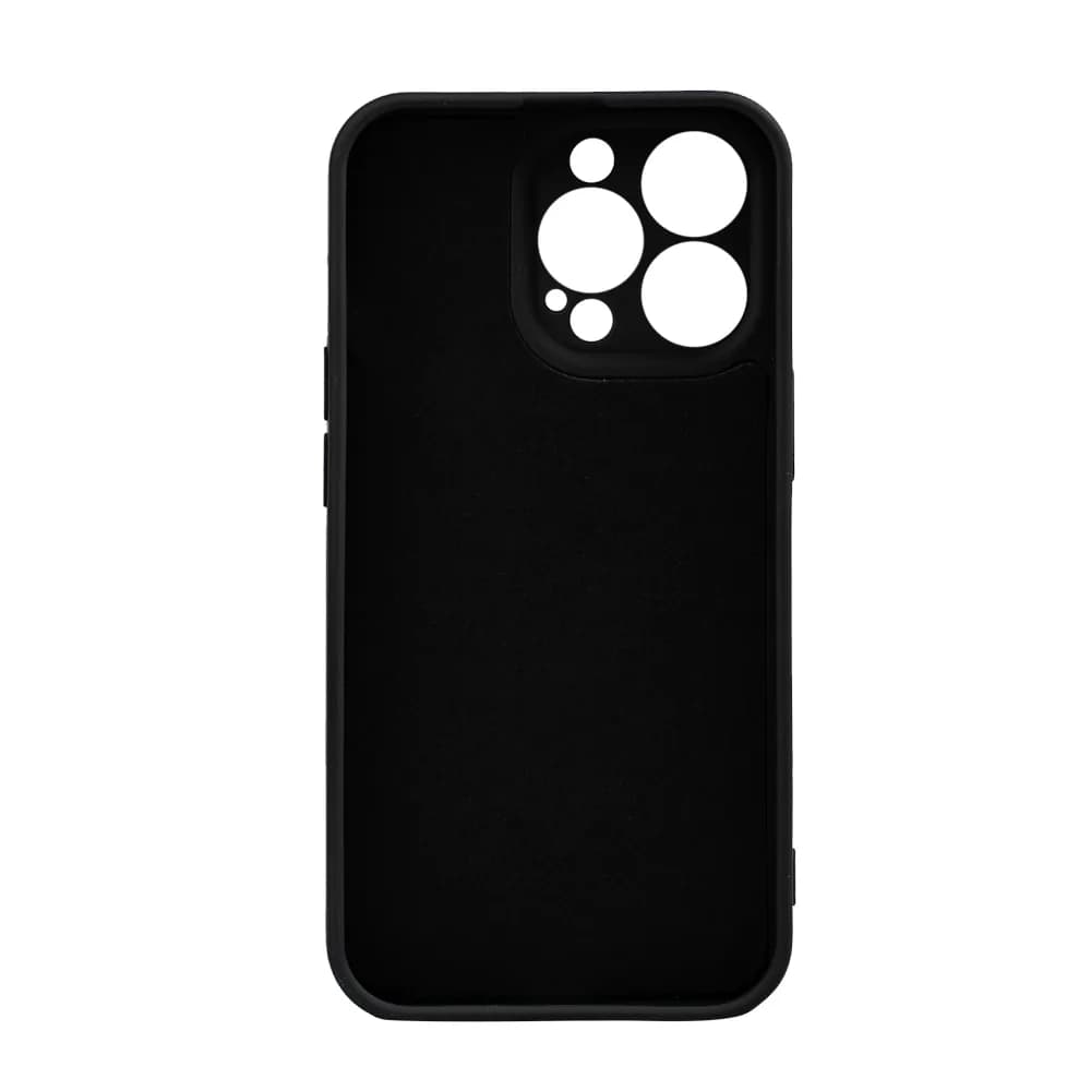 Husa Iphone 13 Pro Spacer, grosime 2mm, material flexibil silicon cu interior microfibra, negru "SPPC-AP-IP13P-SLK" — miniatură