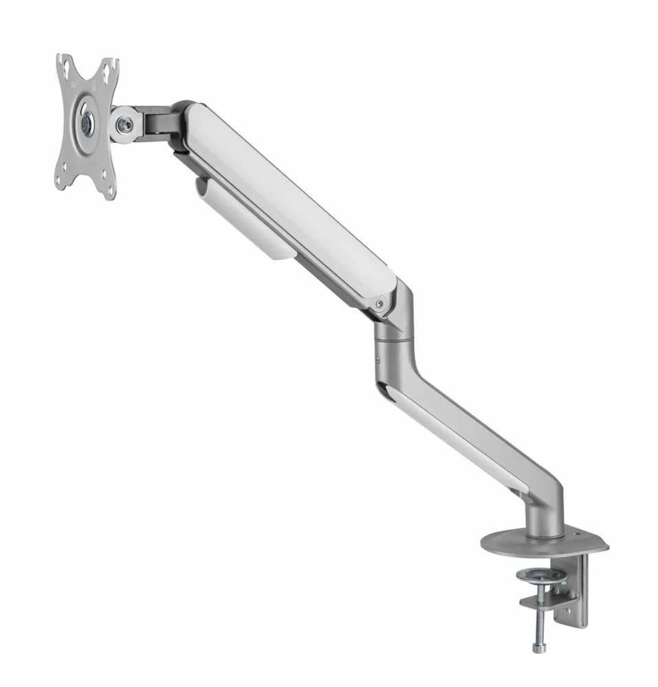 Suport monitor Serioux MM63-C012, compatibilitate dimensiune ecran 17"-32", greutate maximă suportata: (per ecran): 2~9kg, VESA: 75x75, 100x100, inclinare: +55°~-55°, pivotare: +90°~-90°, rotația ecranului: + 180°~-180°, instalare: clemă, grommet — miniatură
