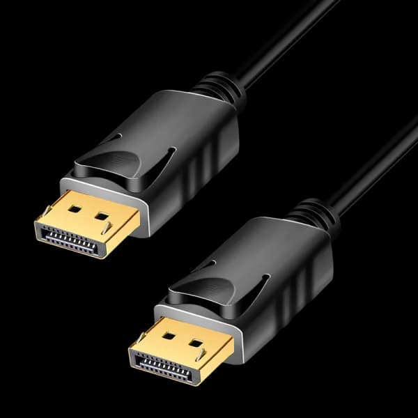 CABLU video LOGILINK, DisplayPort (T) la DisplayPort (T) 1.2, 5m, conectori auriti, rezolutie maxima 4K (3840 x 2160) la 60 Hz, plastic, triplu ecranaj, CCS, negru, "CD0103" — miniatură