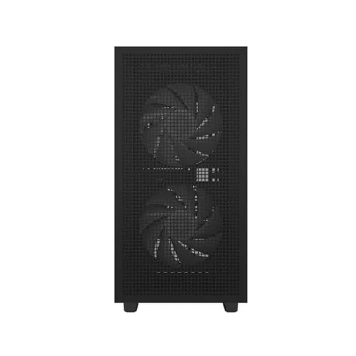 CARCASA DeepCool "CH360", Mini Tower, ATX, fara sursa, 3xfan, USB 3.2 gen 1 x 1, USB 2.0 x 2,audio,PSU shroud,4 sloturi expansiune,iluminare ARGB, negru "R-CH360-BKAPE3-G-1" — miniatură