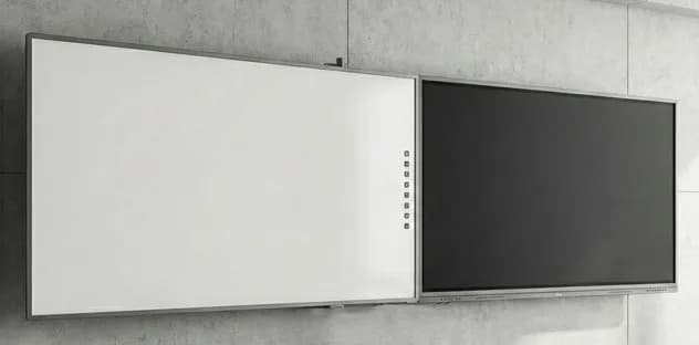 Display Android interactiv 65" Evoboard Swing 65, 400cd/㎡, 3840x2160, Android 13 upgradabil si Whiteboard lateral