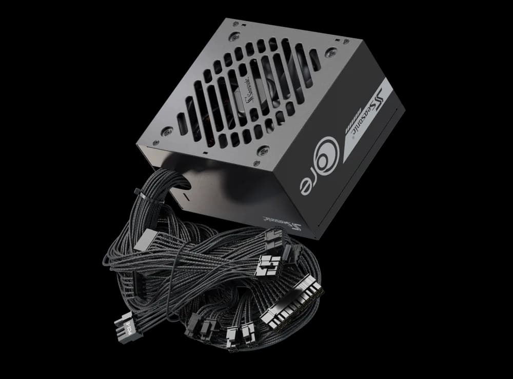 Sursa Seasonic Core GC-850-V2 ATX3.1, 850W, 80 PLUS Gold, Negru SRP-CGC851-A5A32SF "Core GC-850-V2 ATX3.1" — miniatură