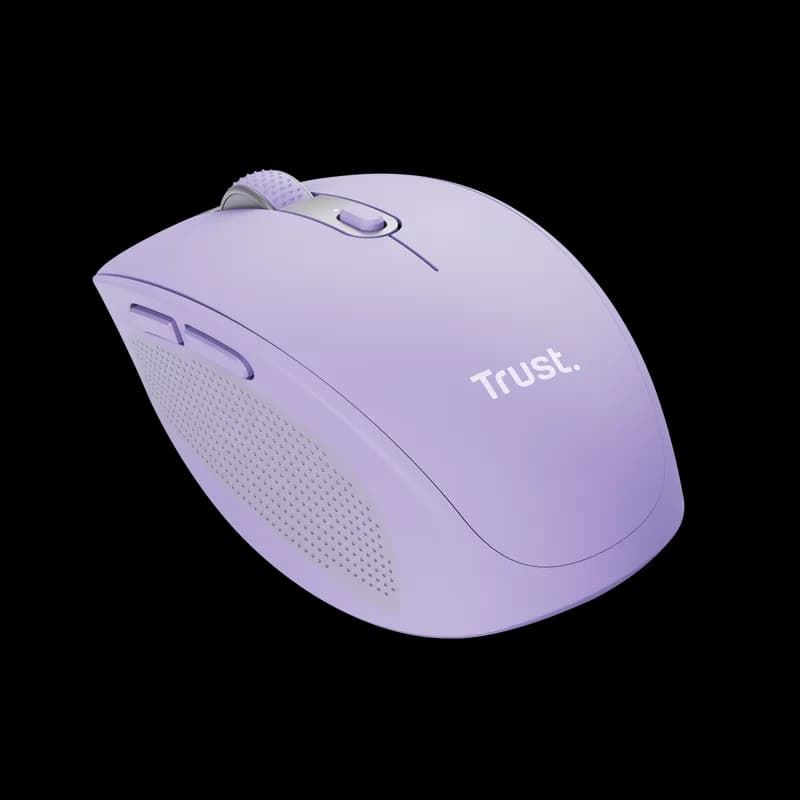 Mouse Wireless TRUST Ozaa, 3200 dpi, Liliac — miniatură